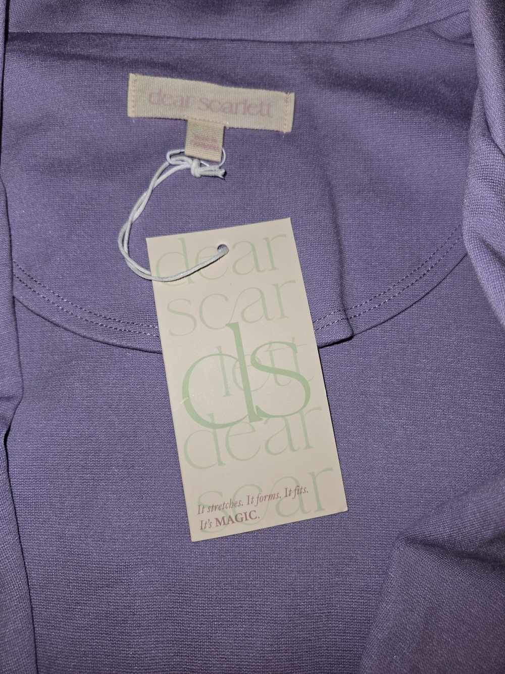 Dear Scarlett Lavender Open-Front Women's 3/4 Sleeve Magic Blazer Size XL Jacket - Picture 14 of 15